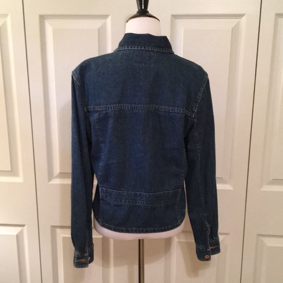 The Limited zip up Jean jacket size S - Picture 4 of 7